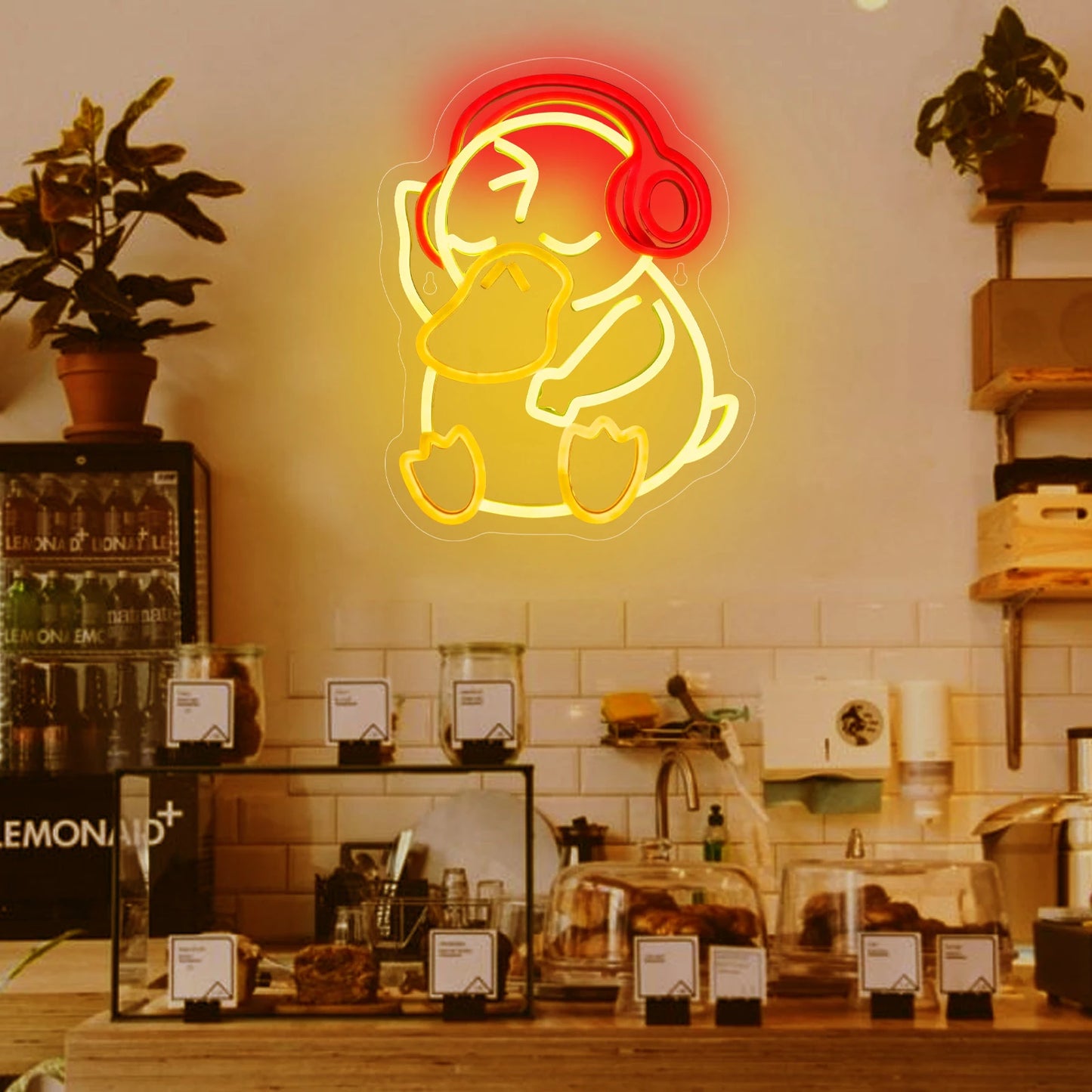Psyduck Neon Sign – Mystery Solvable: Adorably Confused Décor 🧠💡