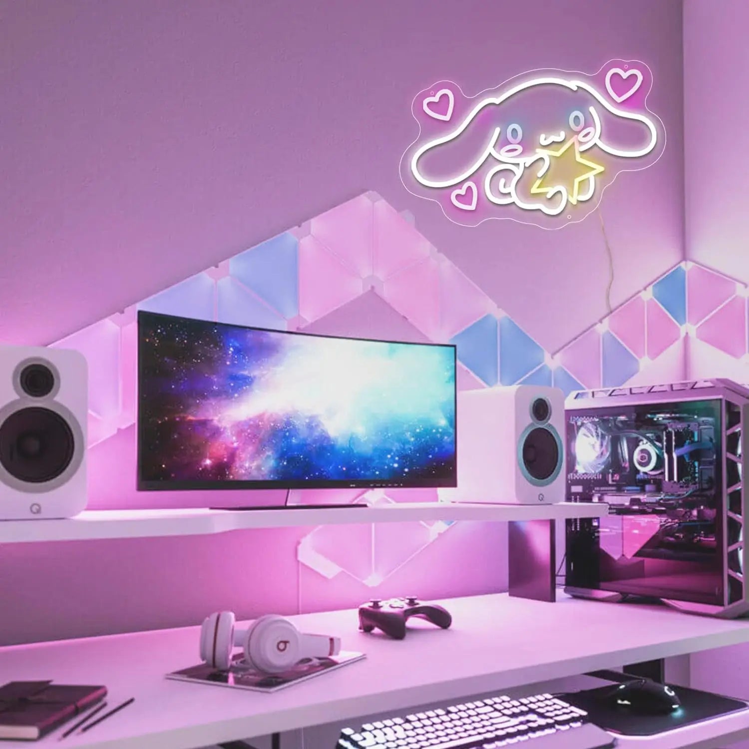 Cinnamoroll Neon Sign β Sweet Glow, Soft Vibes βοΈπ
