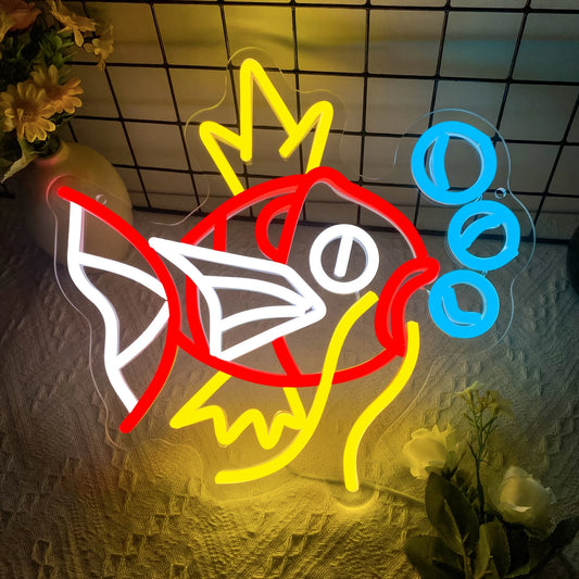 Magikarp Neon Sign – Splash Some Light Into Your Room🐟💧