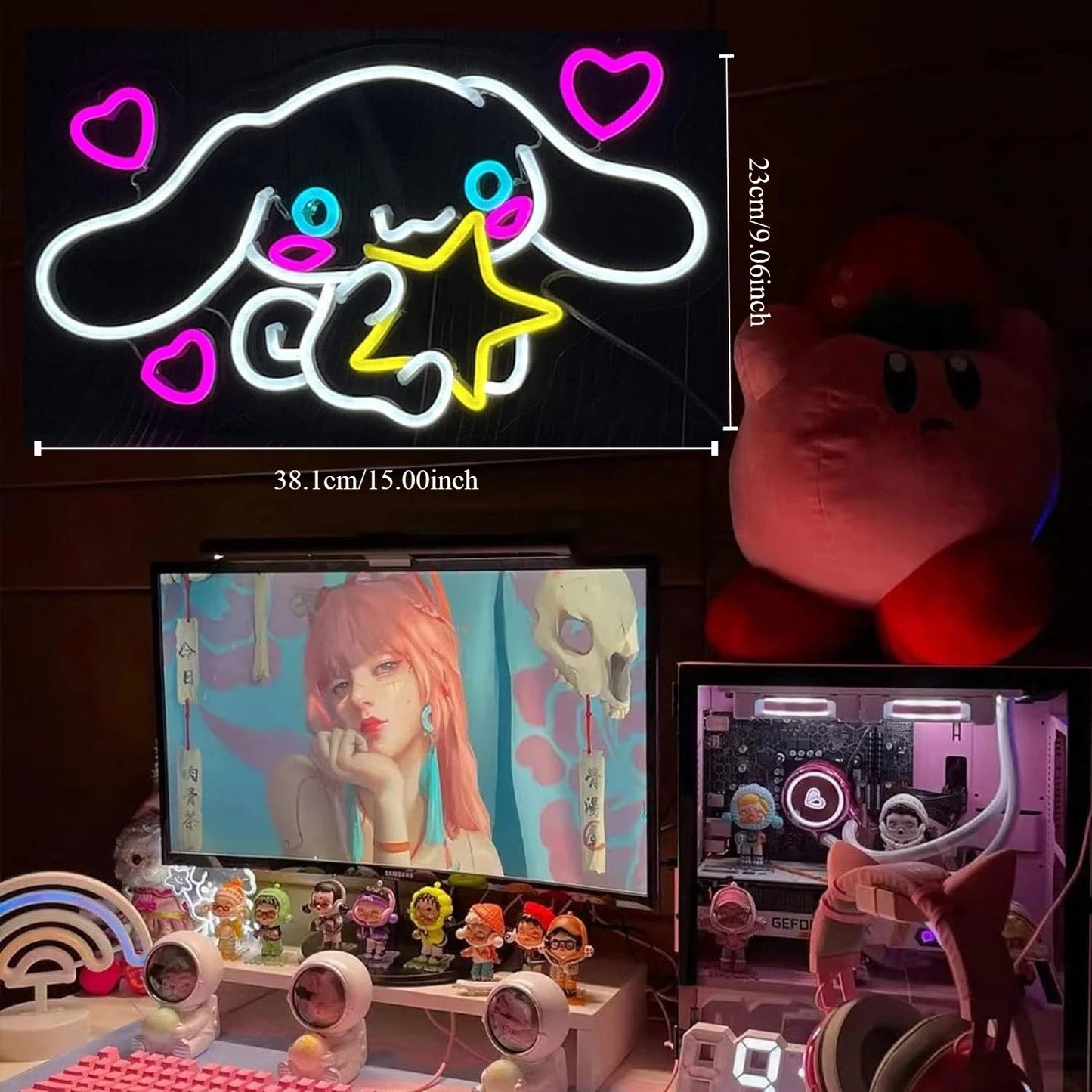Cinnamoroll Neon Sign β Sweet Glow, Soft Vibes βοΈπ