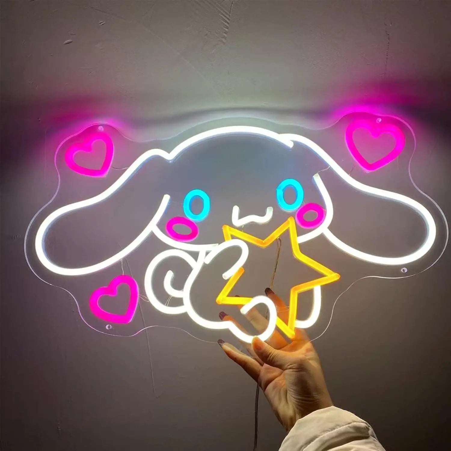 Cinnamoroll Neon Sign β Sweet Glow, Soft Vibes βοΈπ