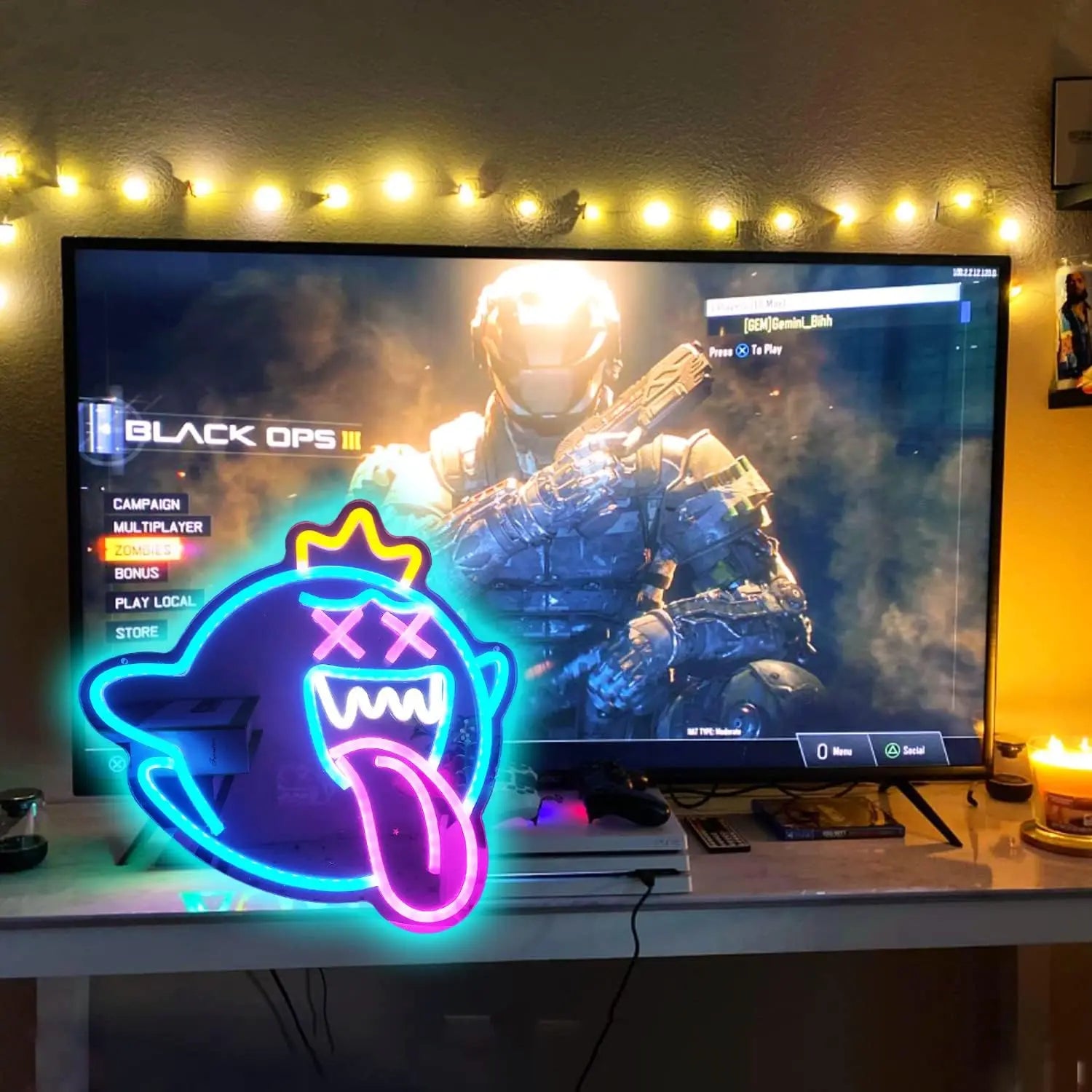 King Boo Neon Sign โ Glow from the Other Side ๐ป๐ก