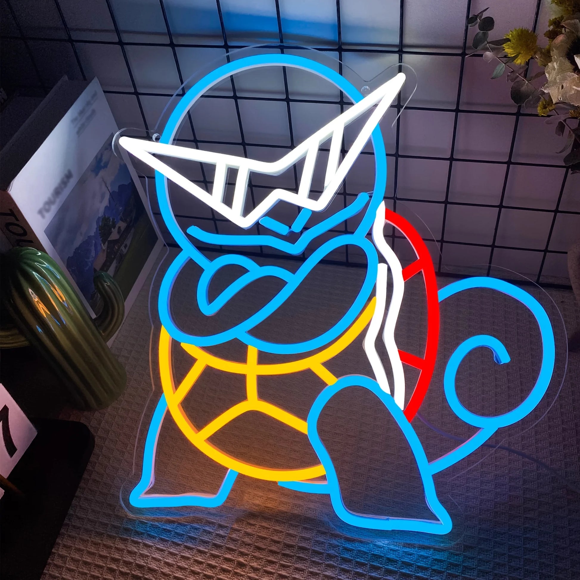 Squirtle Squad Neon Sign – Coolest Glow in the Game 😎🐢